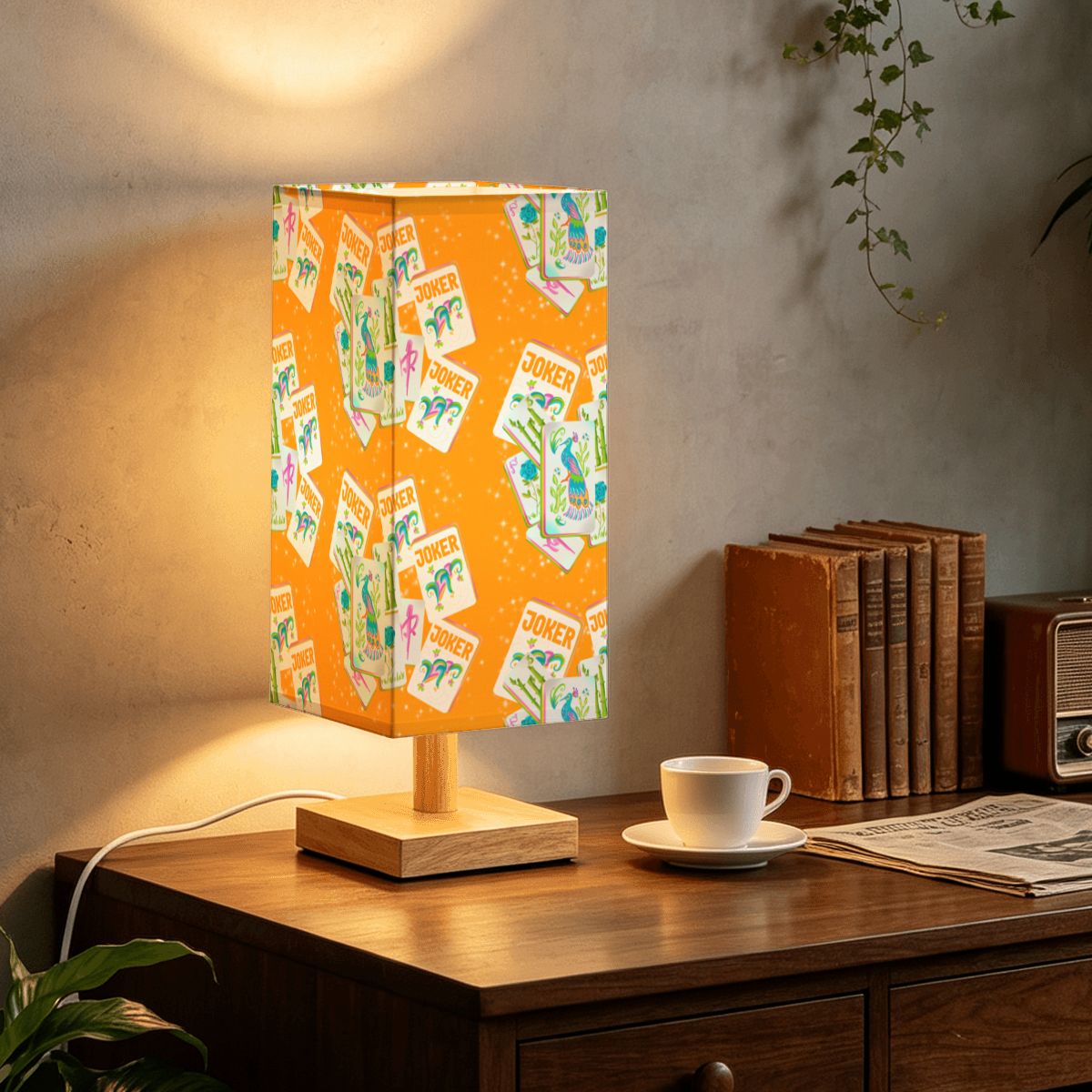 Large Square Table Lamp