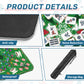 2026 Green Penguin Winter Mahjong Mat 31.5"x31.5" (Ship Rolled up)