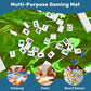 Mahjong Mat SleekSurface Geode series  blue gold vein GeodeSeries1 green