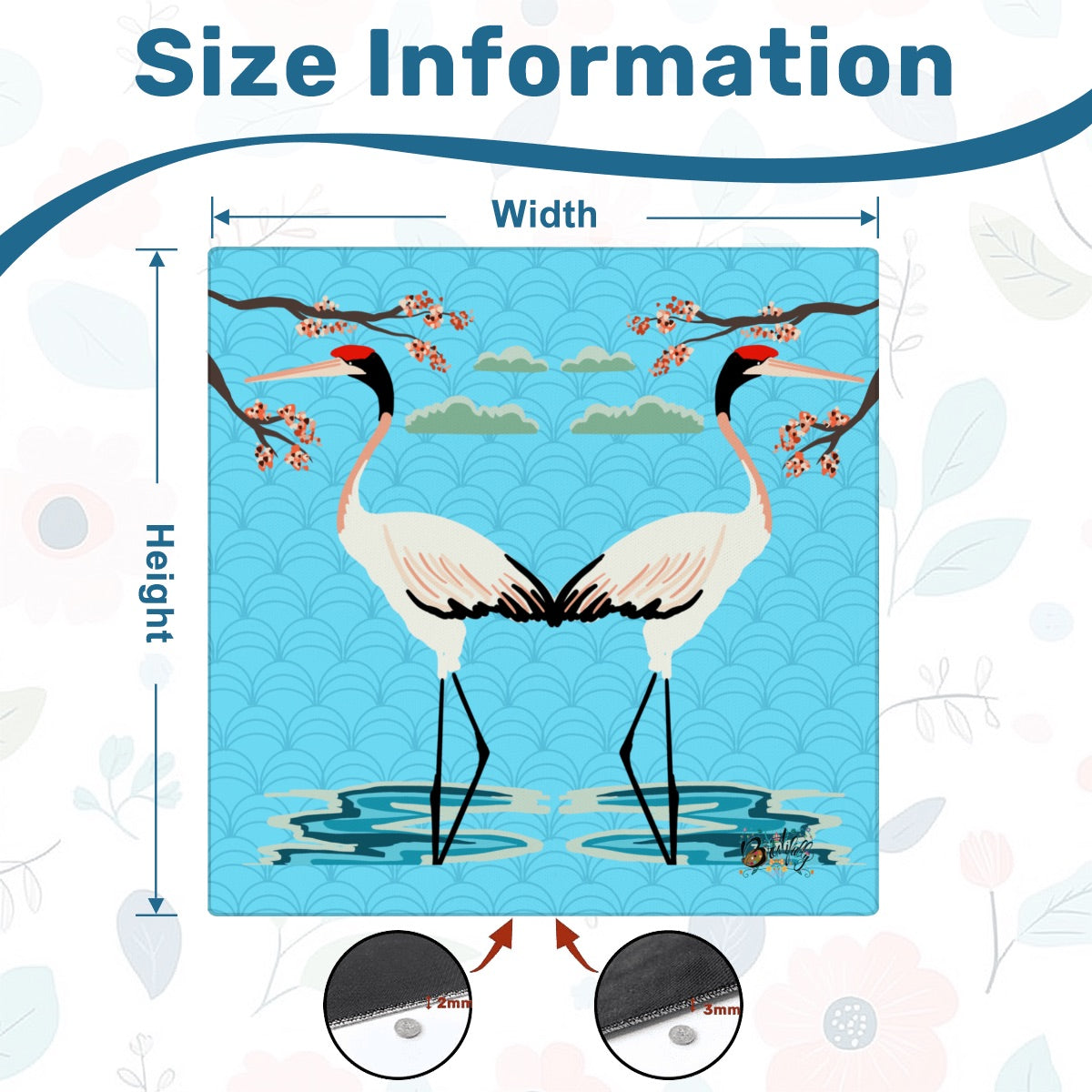 Mahjong Mat Sleek Surface Bam Birds
