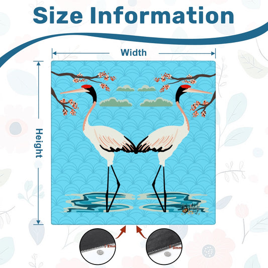 Mahjong Mat Sleek Surface Bam Birds