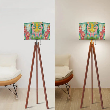Tripod Floor Lamp (Made in USA) Flamingo summer