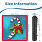 Mahjong Mat 33"x33" (Ship Rolled up) Hand painted candy cane
