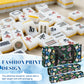 Mahjong Bag Set 3 Pcs Picnic in the flowers-on black