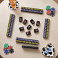 Pumpkin patch - Wicked Bulldog Halloween Mahjong Tiles  Single Layer