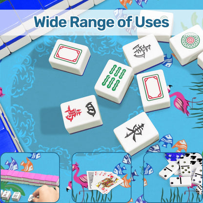 Beach inspired ‘zon Mahjong Mat 31.5"x31.5" (Ship Folded)