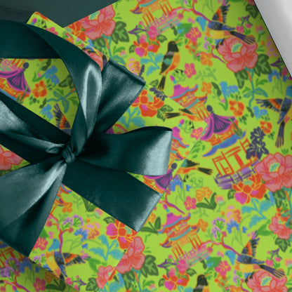 3Pack Gift Wrapping Paper Sheets - Mahjong