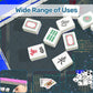 Roaring 20’s on Teal Mini Mahjong Mat 20.9"x20.9" (Ship Rolled up)