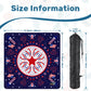Patriotic with flags Mahjong Mat 31.5"x31.5" (Ship Rolled up)
