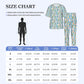 Short Sleeved Pajama Set MAHJ in blue