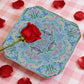 Scalloped Ceramic Mahjong Dice Tray in variety of patterns