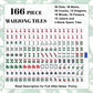 Menswear American Mahjong Tiles