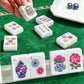 American Mahjong Tiles (Traditional Porcelain Style) Geode Series 1 white marble