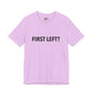 First Left? T‑Shirt — Funny Mahjong Directional Graphic Tee