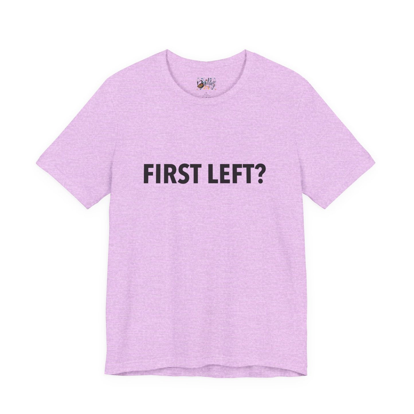First Left? T‑Shirt — Funny Mahjong Directional Graphic Tee