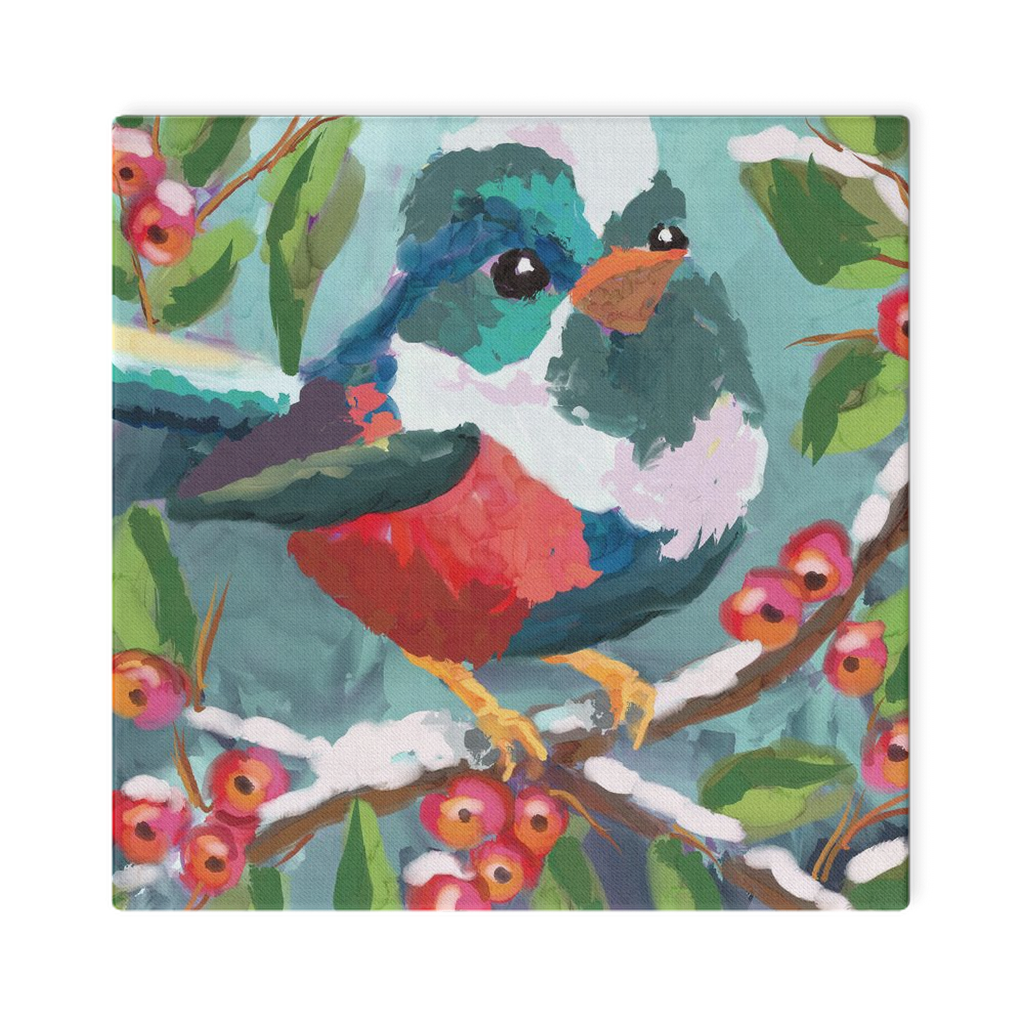 Winter Bird Magical Canvas Wraps-unframed- powered by Artivive