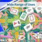 Summer Flamingo on Green Mahjong Mat 31.5"x31.5" (Ship Rolled up)