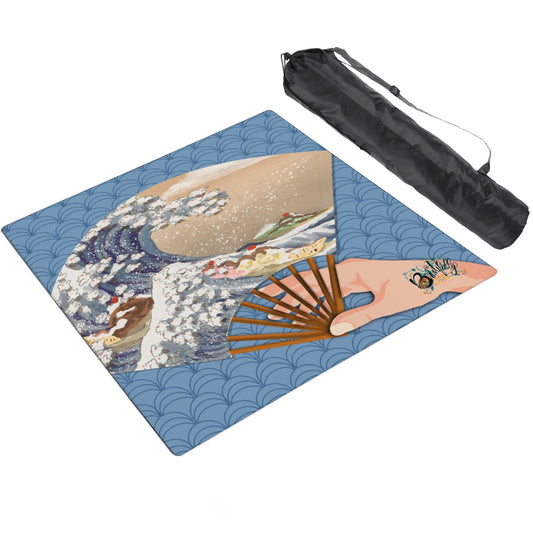 Mahjong Mat Sleek Surface Banana Split boats