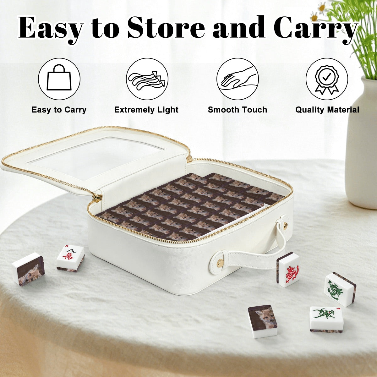Baby Fox American Mahjong Tiles