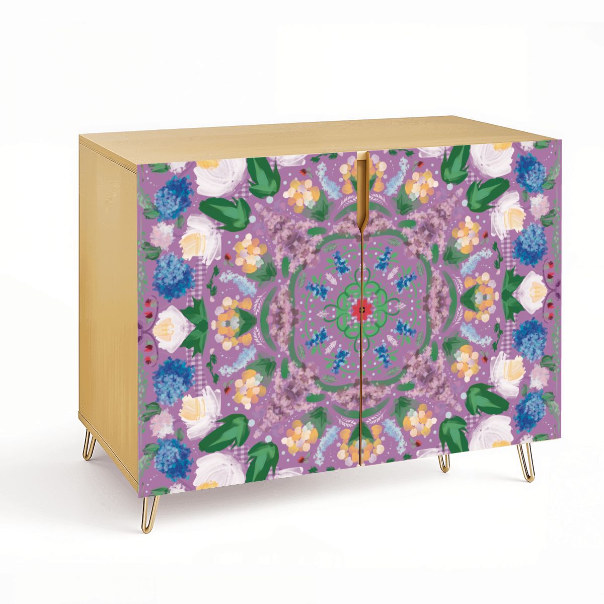 Wooden Storage Cabinet (Made in USA) Lilac Grove
