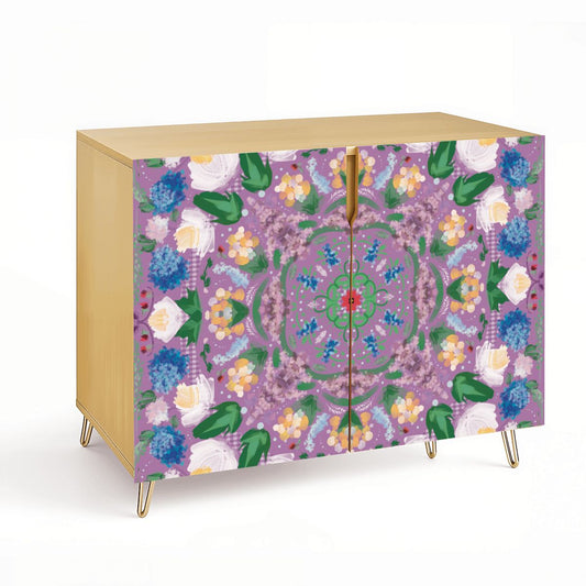 Wooden Storage Cabinet (Made in USA) Lilac Grove
