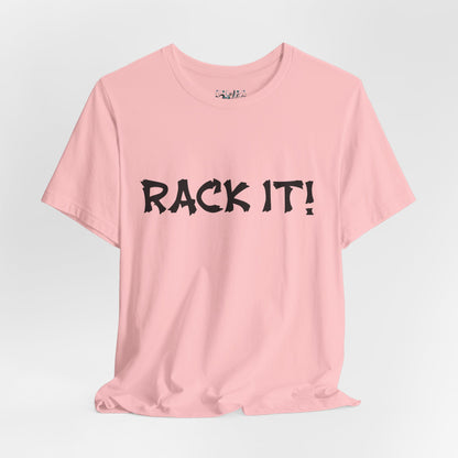 Rack It! Graphic Tee — Casual Statement Shirt for Gamers & Pool Players
