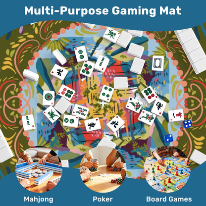 Mahjong Mat SleekSurface (Made in USA) Day in the Forest- multiple colorways