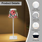 LED Cordless Table Lamp- in Painted roses on black and white
