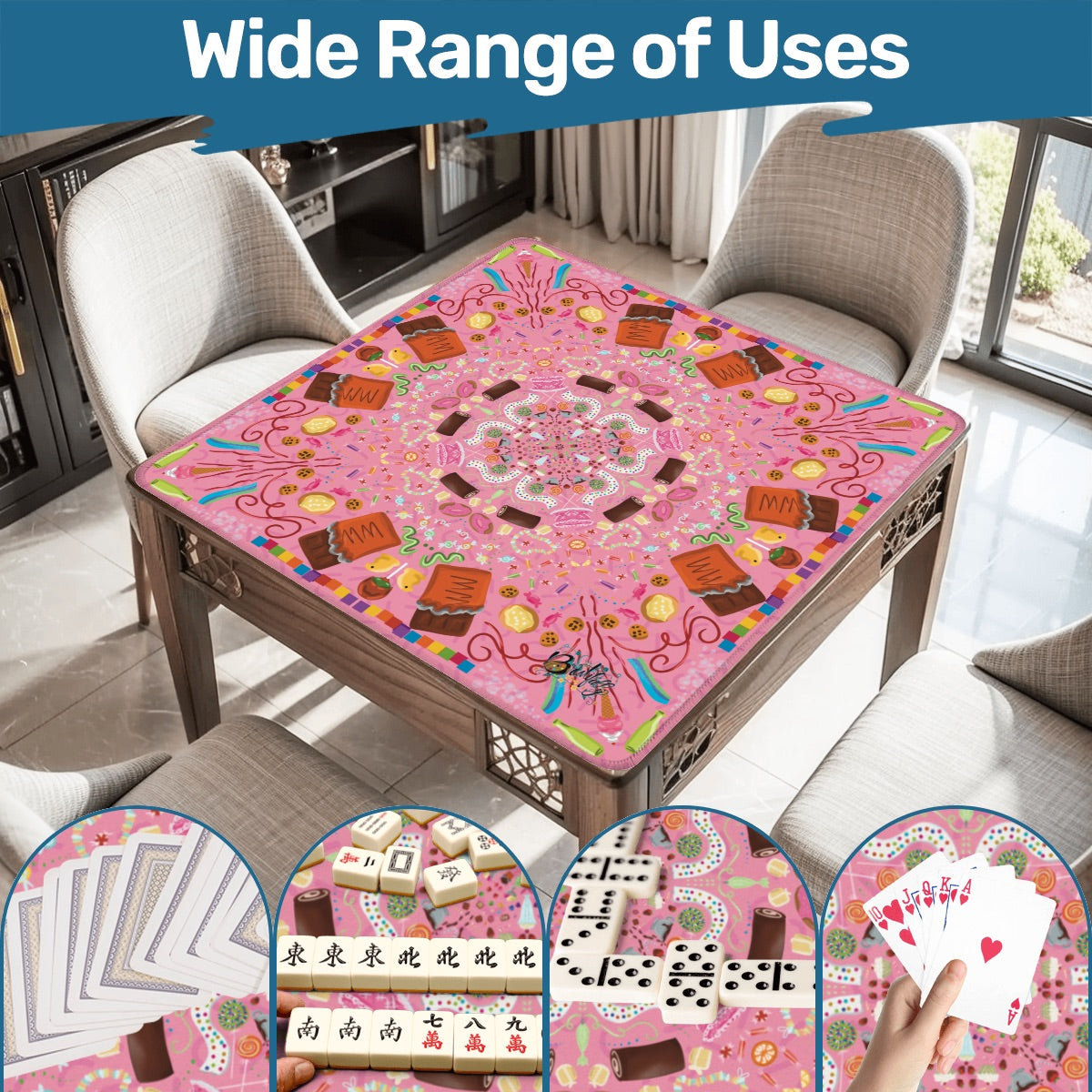 Candy is Dandy - Mahjong Mat 31.5"x31.5" (Ship Rolled up)