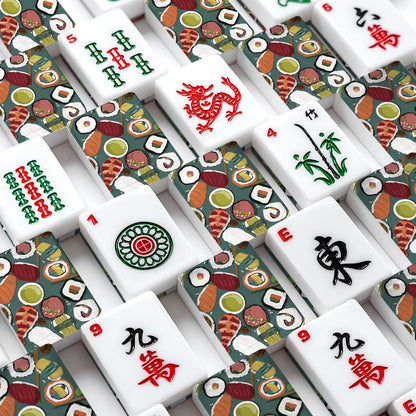 Sushi lunch American Mahjong Tiles