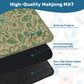 Mini Travel - Green texture design Mahjong Mat 20.9"x20.9" (Ship Rolled up)