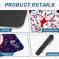 Patriotic with flags Mahjong Mat 31.5"x31.5" (Ship Rolled up)