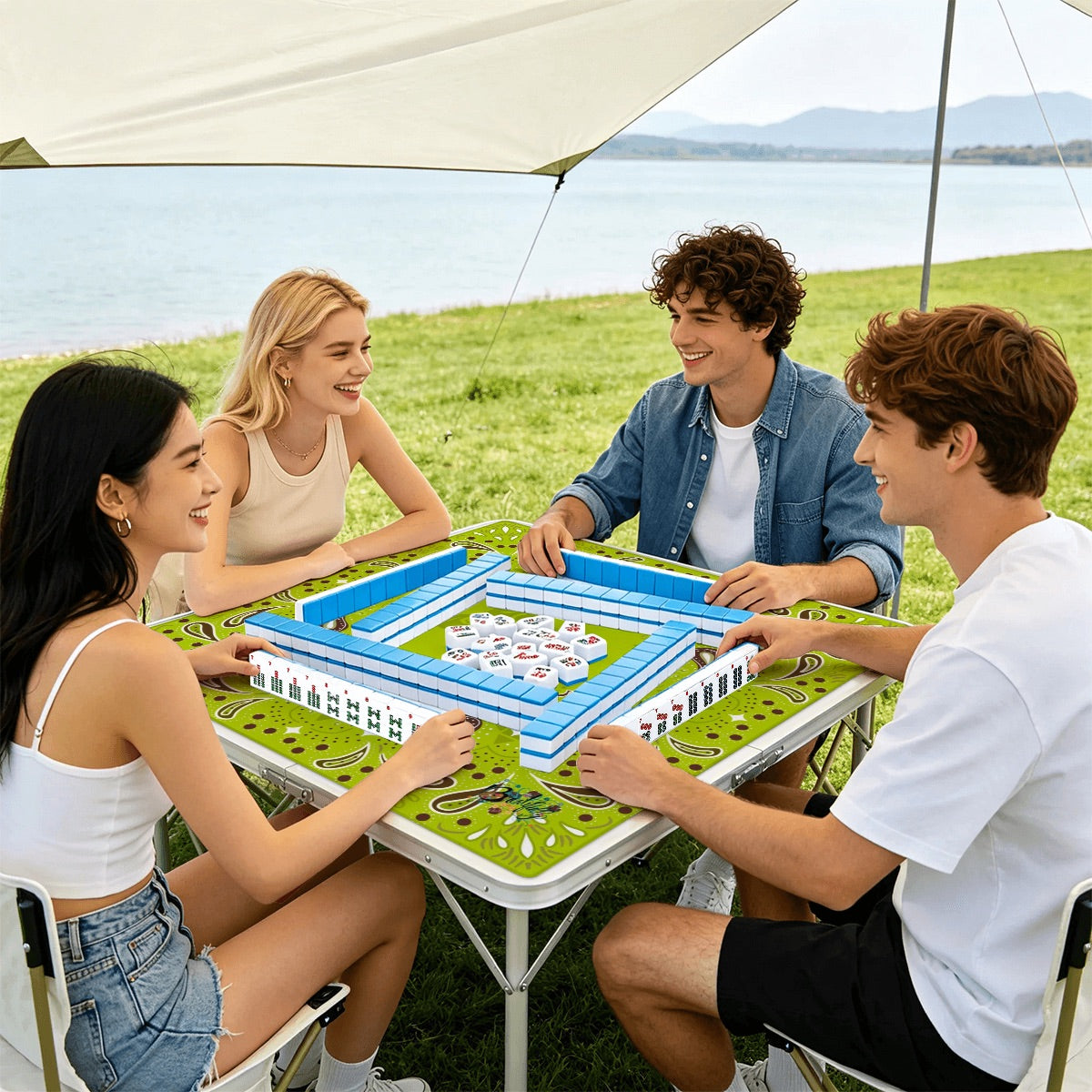 Mahjong Mat SleekSurface Giddy Up