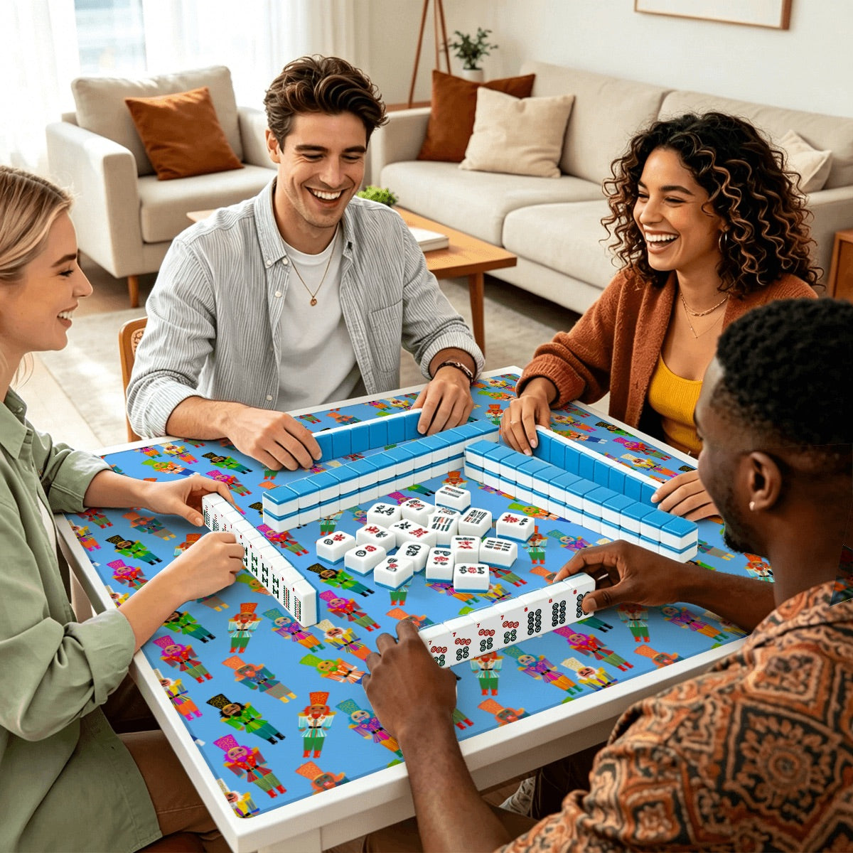 Mahjong Mat SleekSurface Toy Nutcrackers