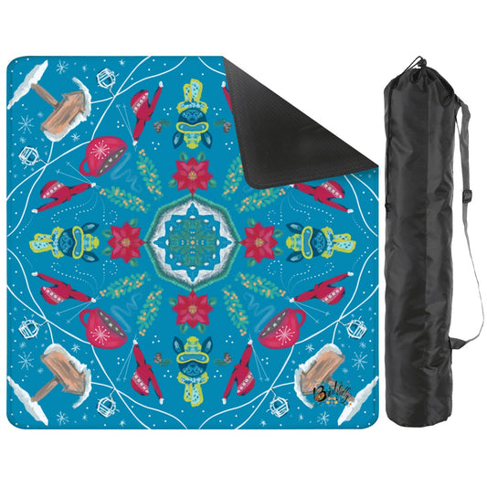 Winter’s warmth Mahjong Mat 31.5"x31.5" (Ship Rolled up)