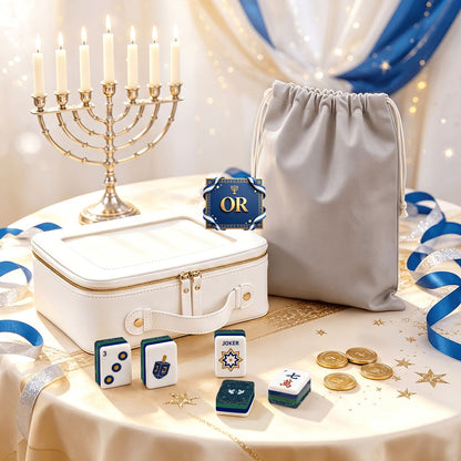 Heritage Hanukkah Mahjong Tiles -Peaceful Holiday