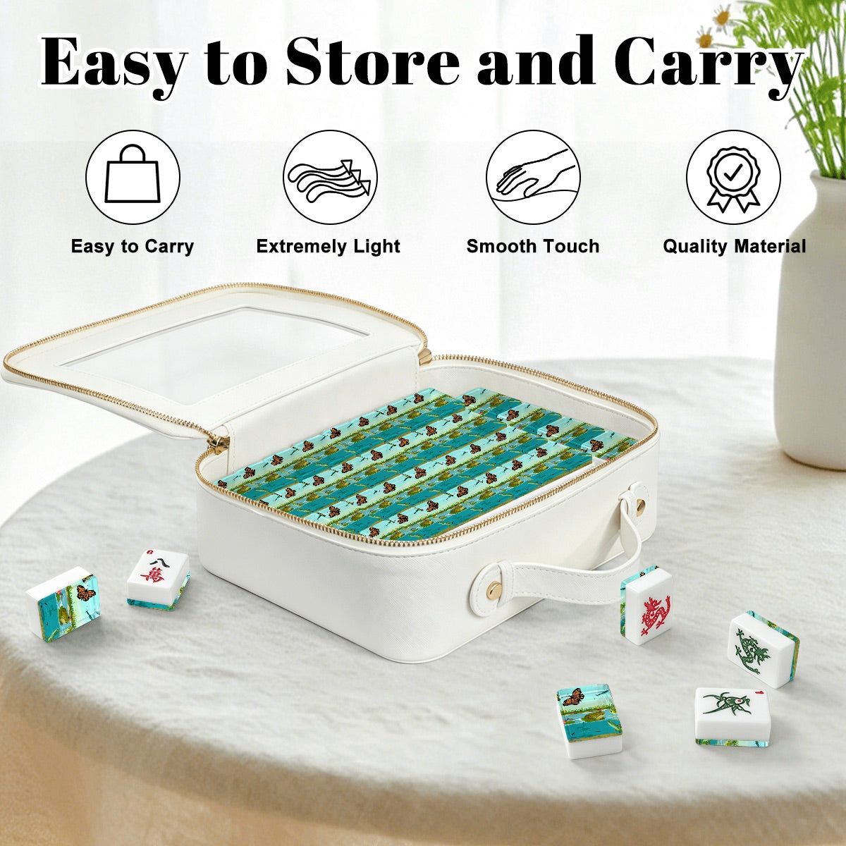 At the Pond American Mahjong Tiles