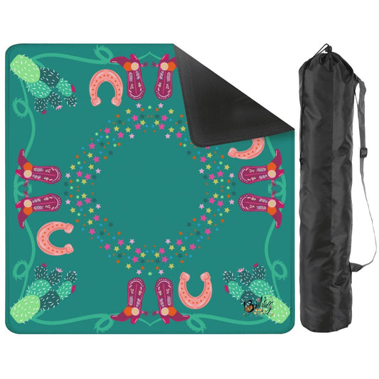 Bam-bam 'zon-Mahjong Mat 31.5"x31.5" (Ship Folded)