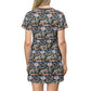 Akron sticks with you - T-Shirt Dress (AOP)