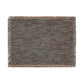 The Delamater Series- Abstract Pixel Art Woven Blanket — Colorful Green Mosaic Throw for Living Room & Bedroom