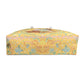 Sunny yellow Woodland Game Night Weekender Bag — Cute Rabbit, Fox & Squirrel Mahjong Game Tote