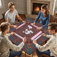 Roaring 20’s Mahjong Mat in Mauve 31.5"x31.5" (Ship Rolled up)