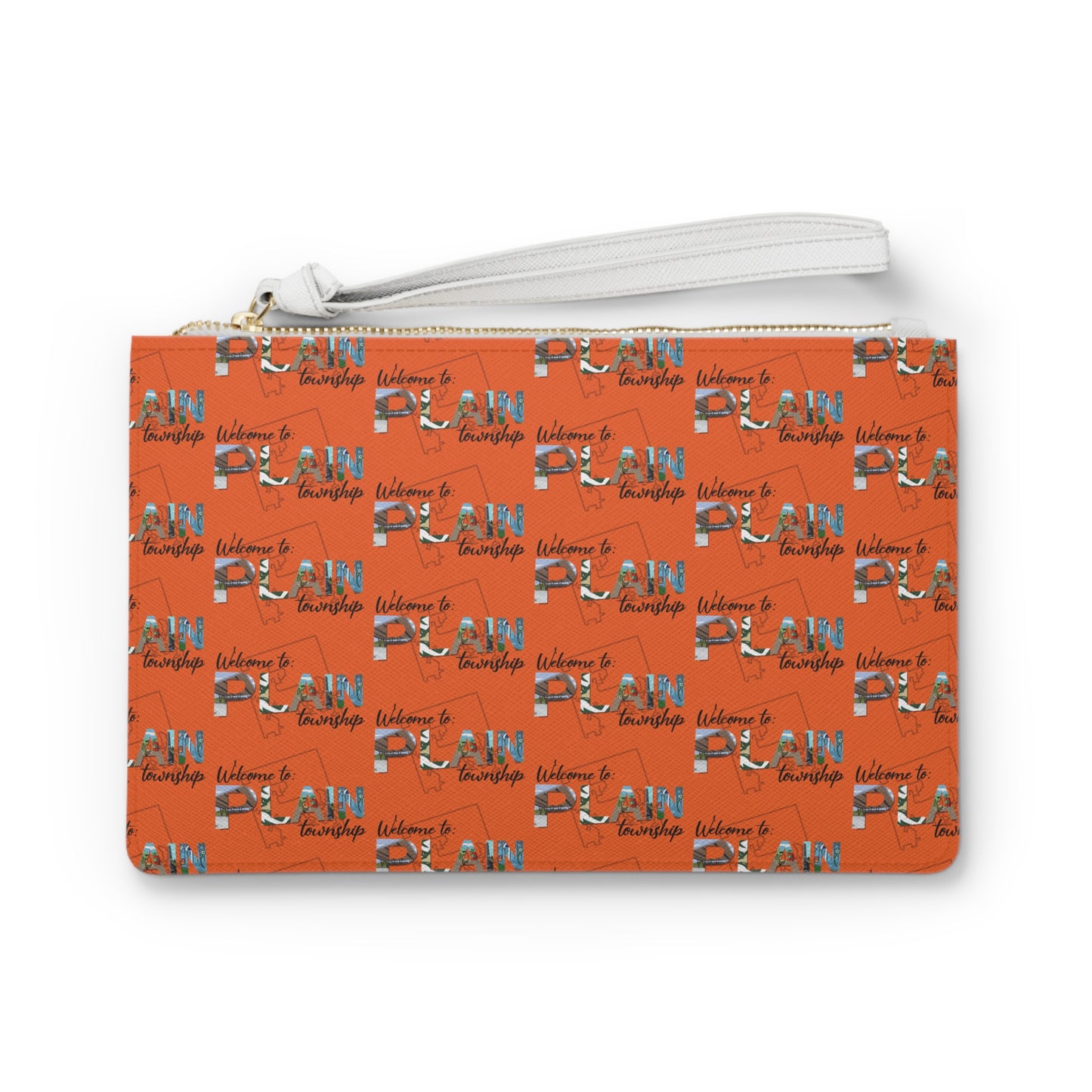 Plain twp Clutch Bag