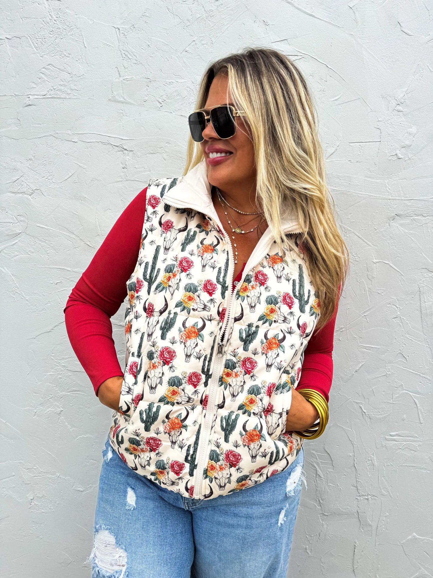 PREORDER: Puffer Vest in Two Prints