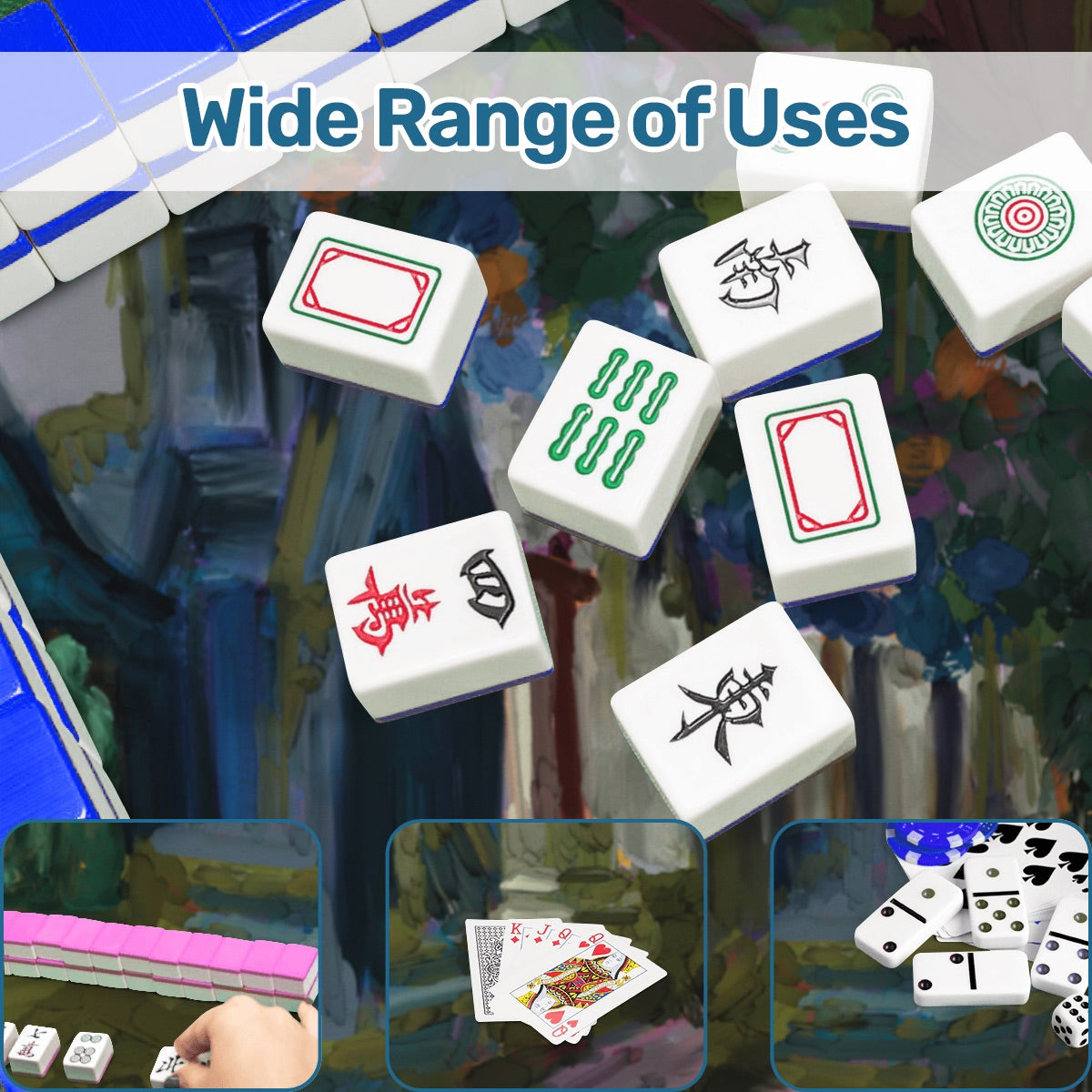 Mahjong Mat 33"x33" (Ship Rolled up) Haunting