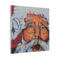 Mr Claus Matte Canvas, Stretched, 0.75"