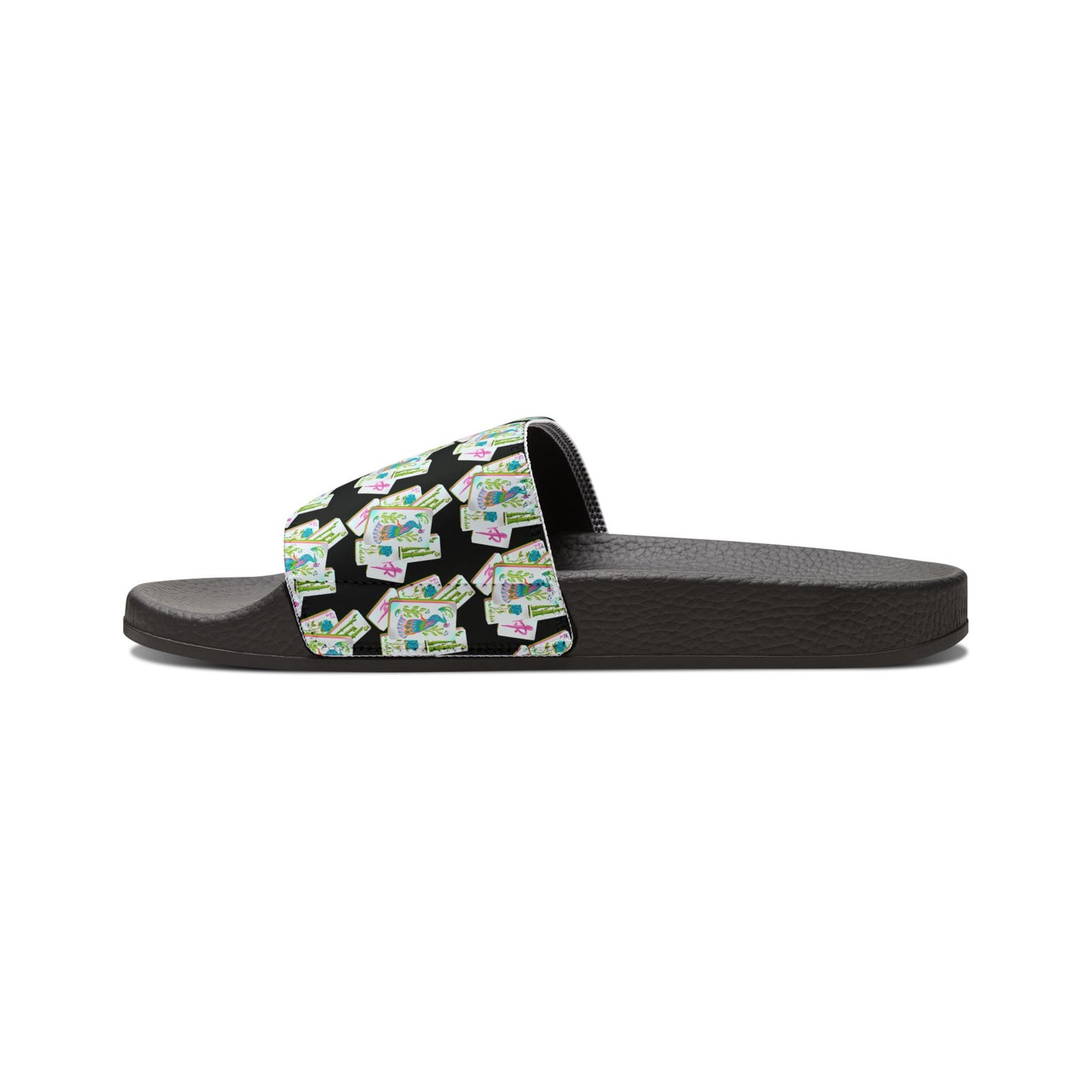 Women's Slide Sandals — Floral Pastel Removable-Strap Slides