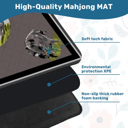 Jimothy -Custom Mahjong Mat 31.5"x31.5" (Ship Rolled up)