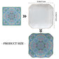 Scalloped Ceramic Mahjong Dice Tray in variety of patterns