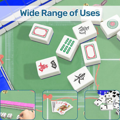 Pungs and paddles pastel Mini Travel Mahjong Mat 20.9"x20.9" (Ship Rolled up)